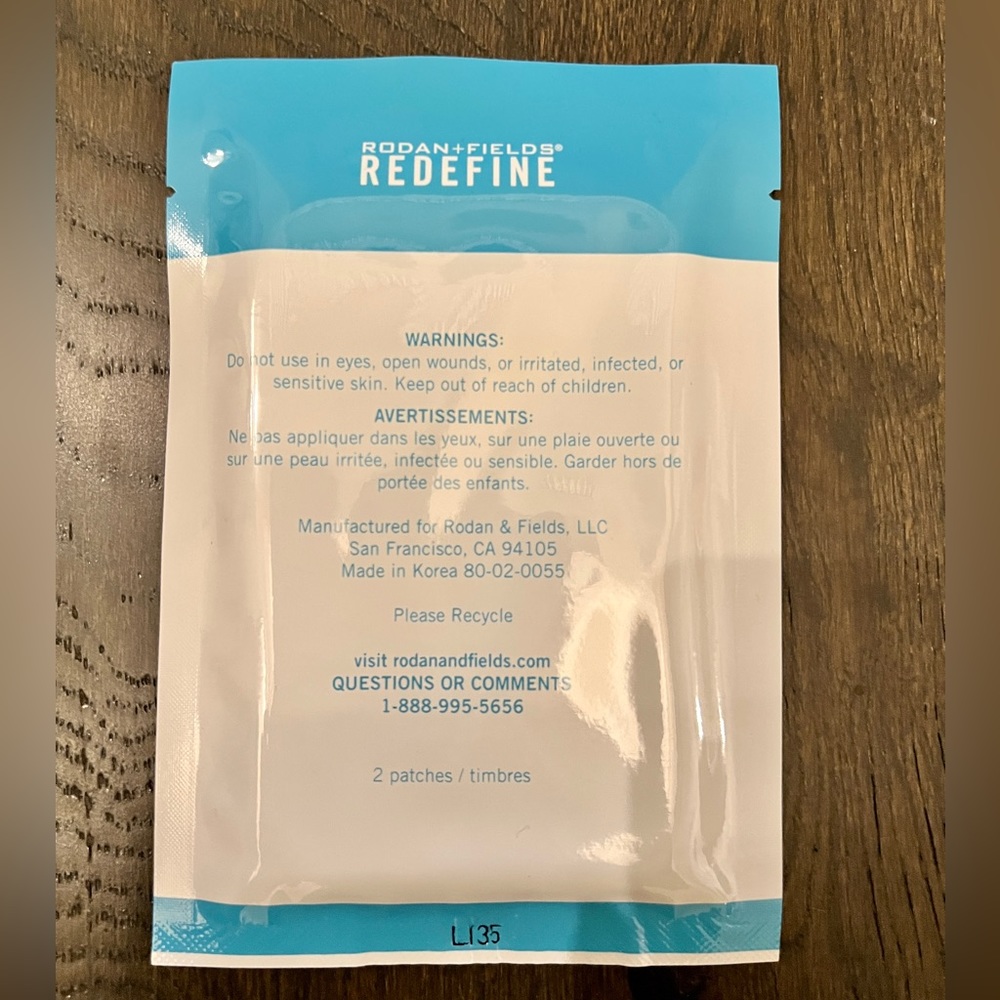 Rodan and fields acute care wrinkle patches NEW 20